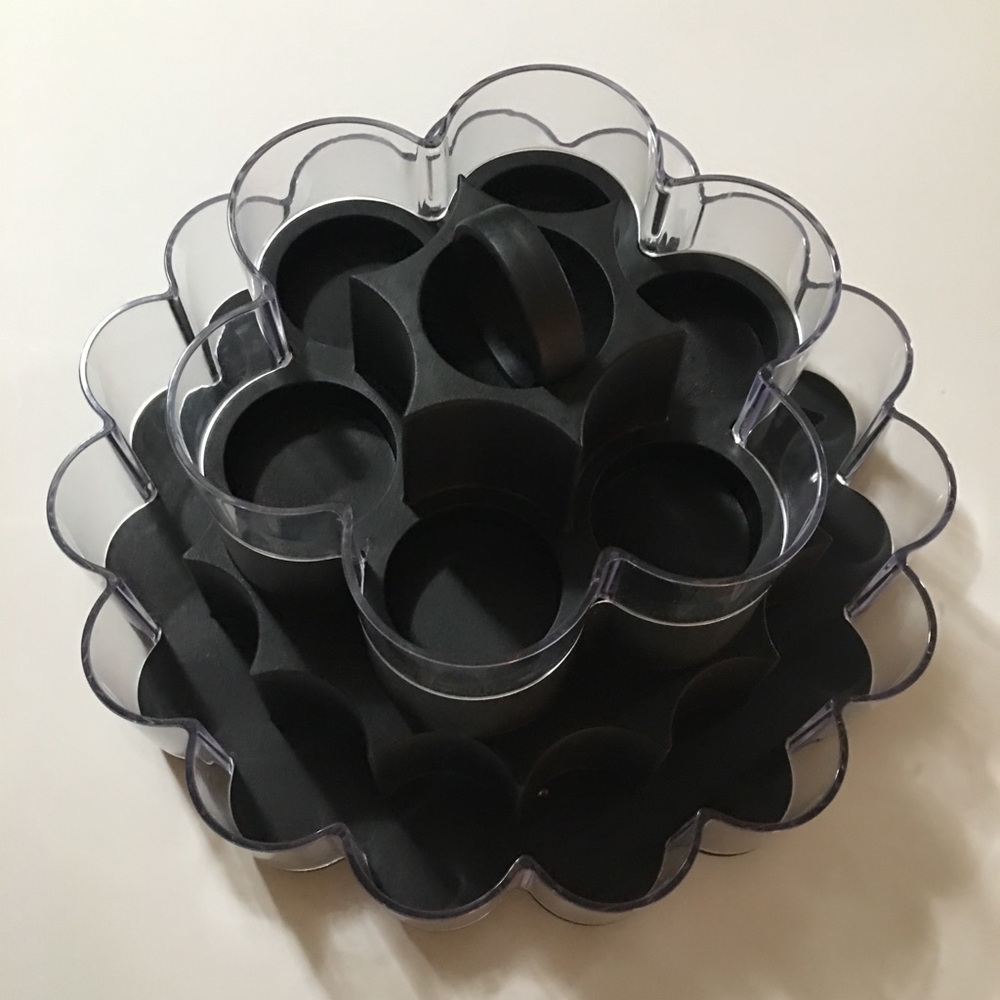 Pampered Chef spice rack lazy Susan carousel